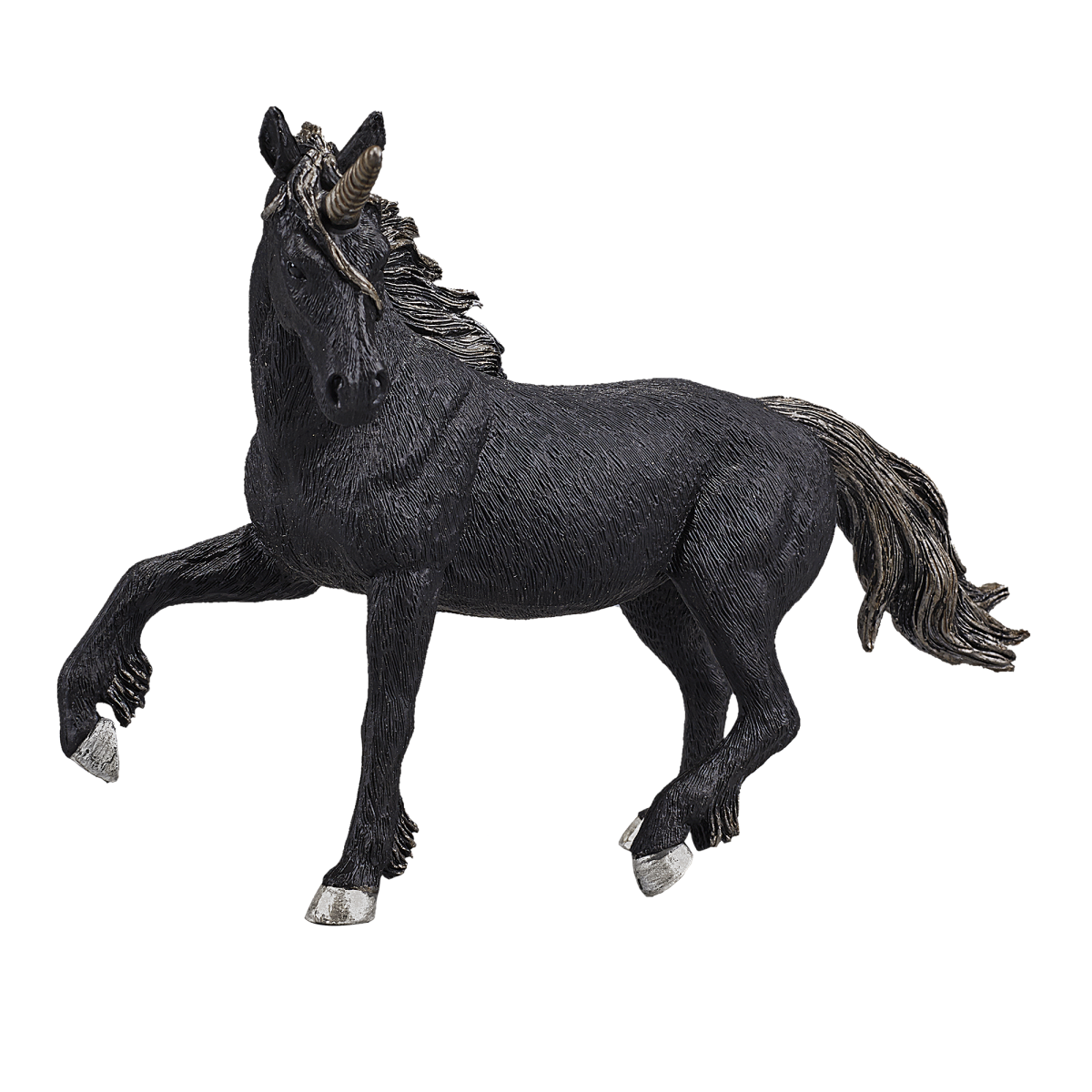 Dark Unicorn Toy  Fantasy Mythical Creature Figure