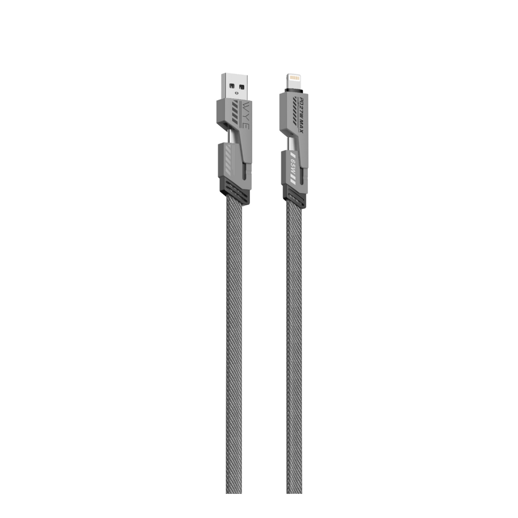 WYEFLOW 4-IN-1 AAdaptable Fast Charging & Data Cable 1.2M