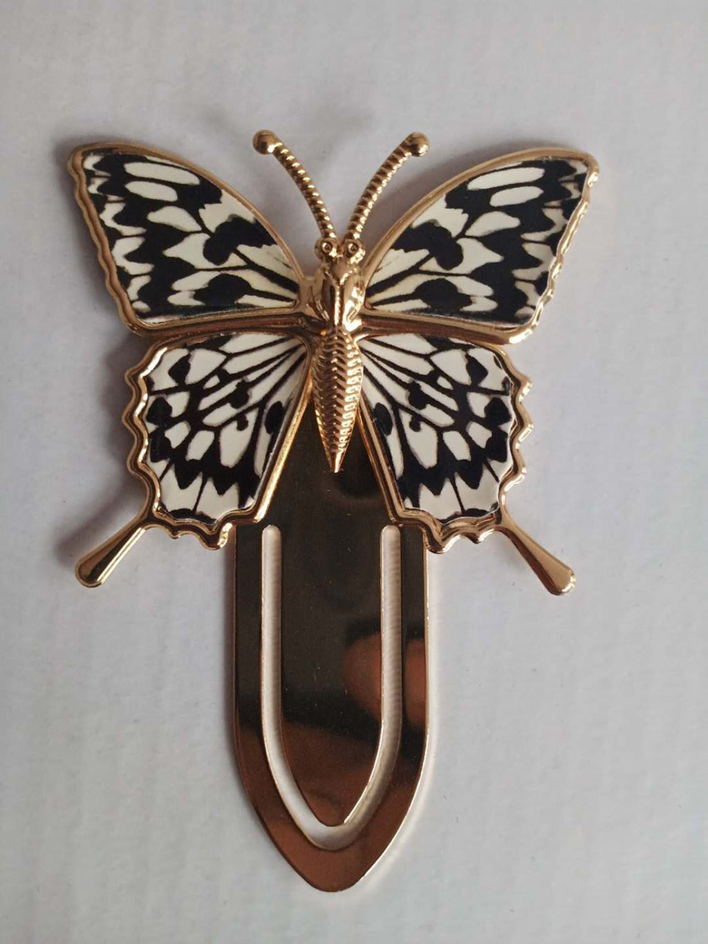 Gold Plated Butterfly Bookmarks ? Set of 3