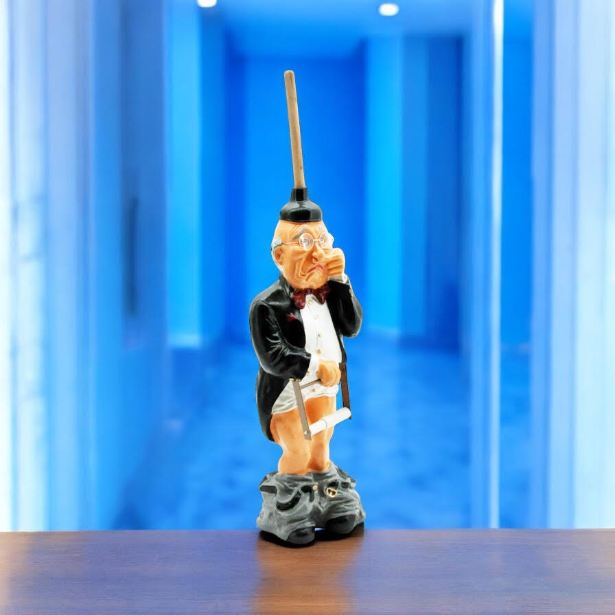 76cm OLD MAN TOILET ROLL HOLDER