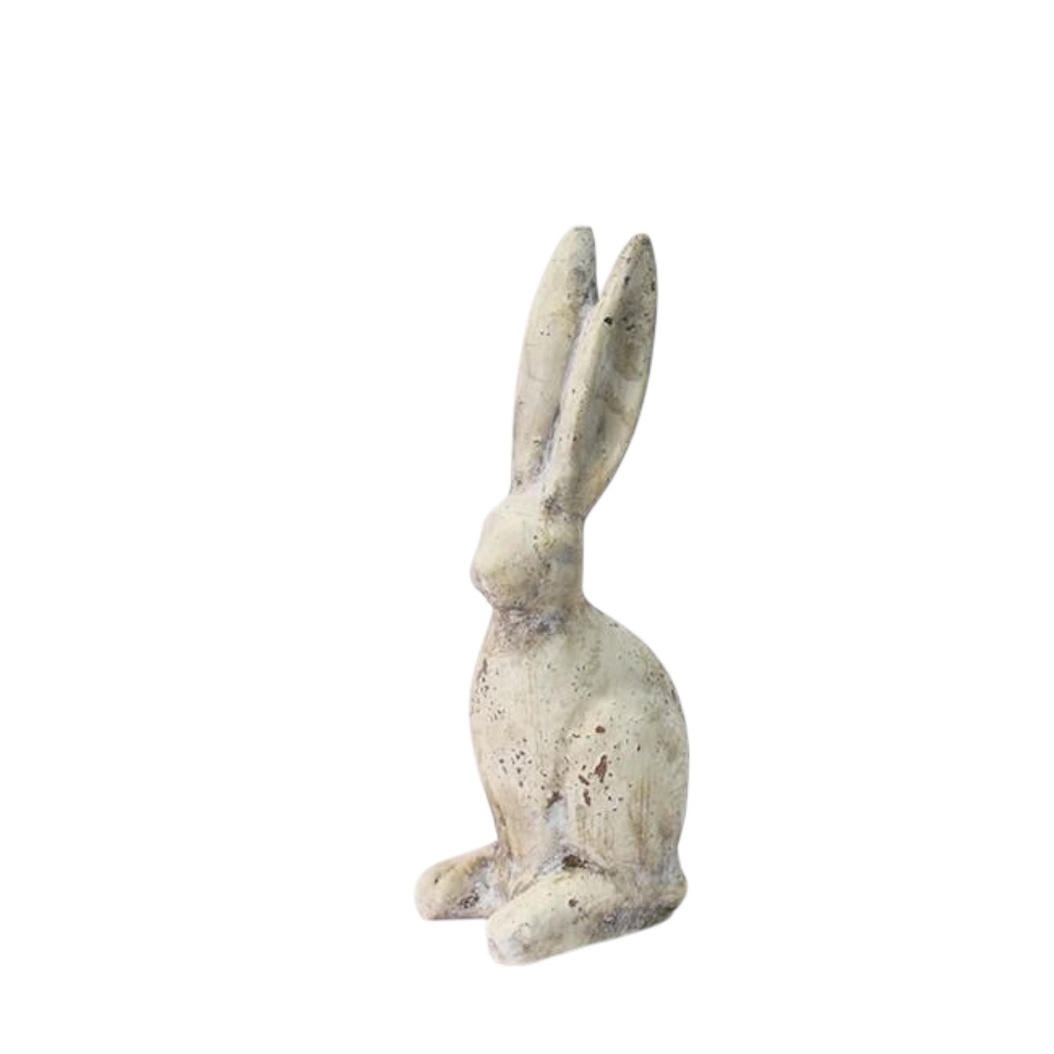 AcaciaHome Durable 26cm Stone-Effect Hare Sculpture