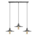 3 Head Rectangle Base Vintage Ceiling Pendant Light Shade Hanging Lamp