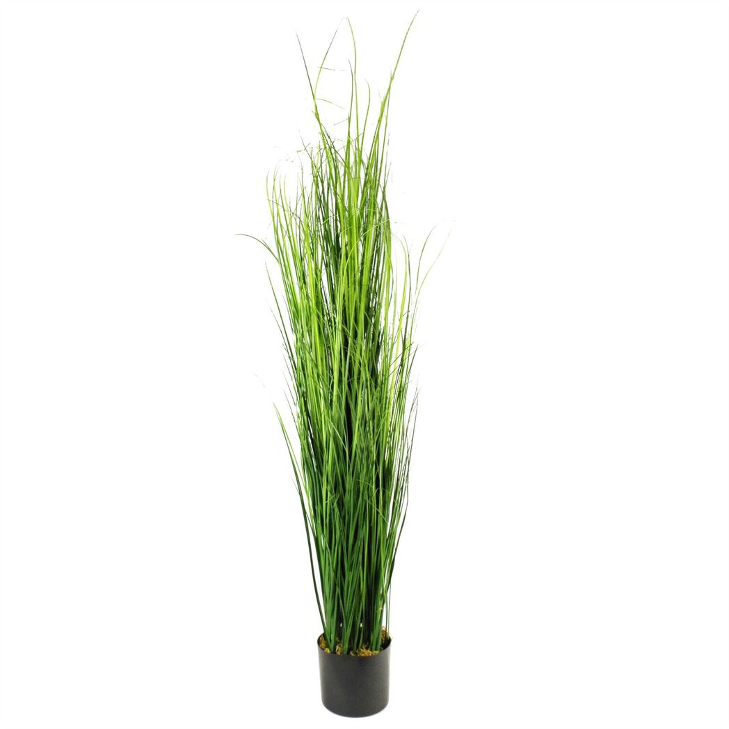 130cm Artificial Extra Large Grass Plant with Copper Metal Plater