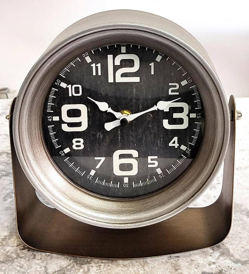 Elegant Silent Sweep Mantel Clock (20CM Black Clock)