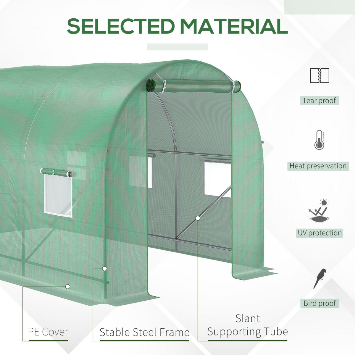 Walk-in Tunnel Greenhouse