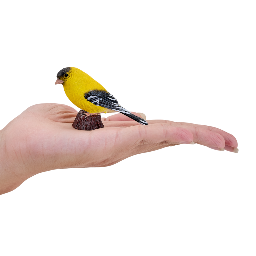 American Goldfinch Bird Toy  Realistic Wildlife Model