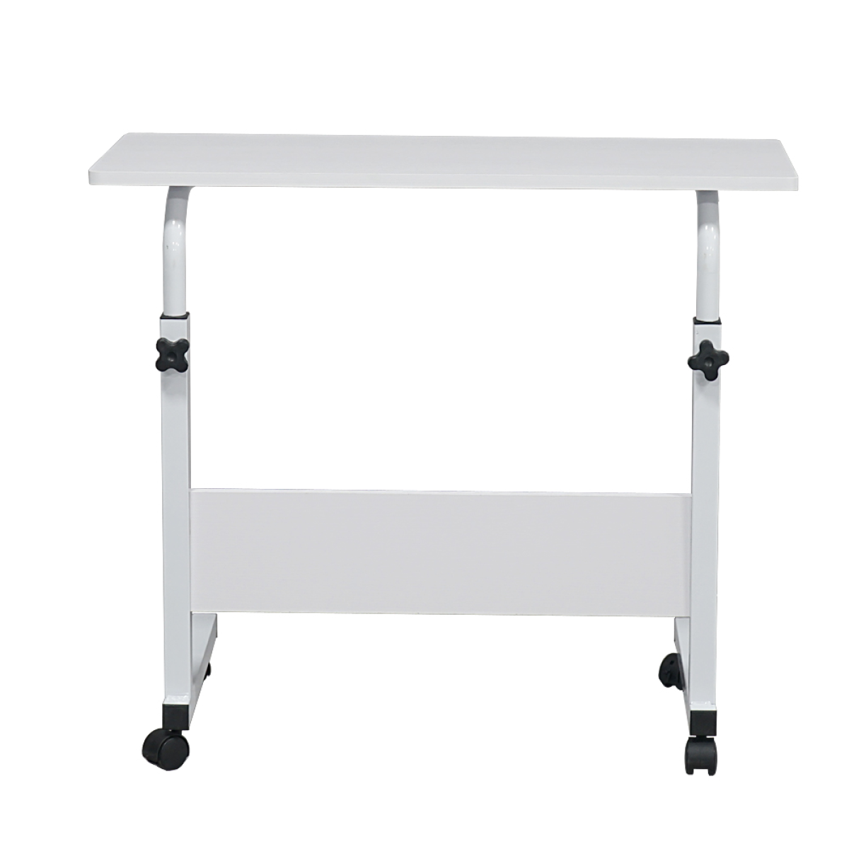 [Old code:92088120]Removable E1 15MM Chipboard & Steel Side Table with Baffle White L