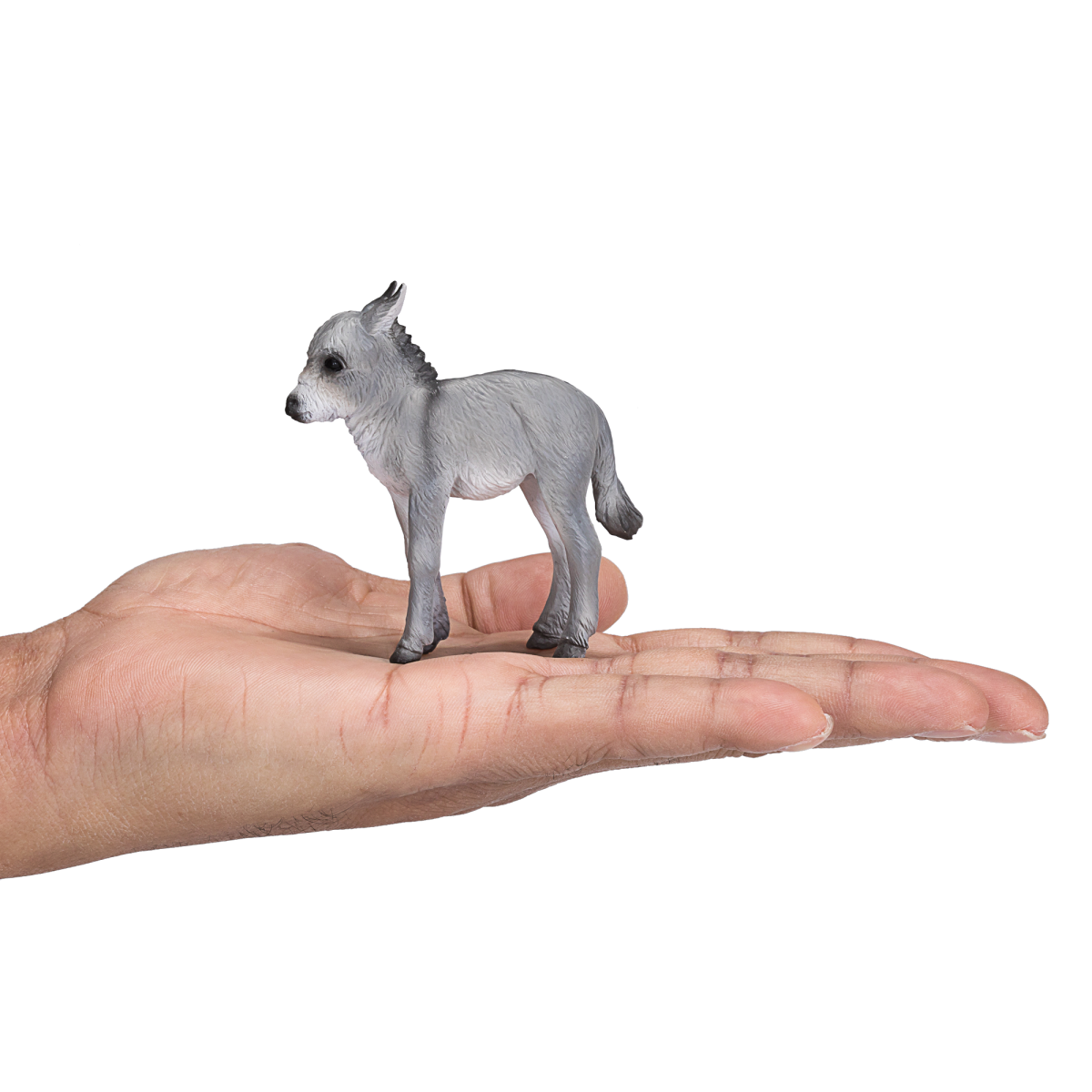 Donkey Foal Toy  Realistic Farm Animal Figurine