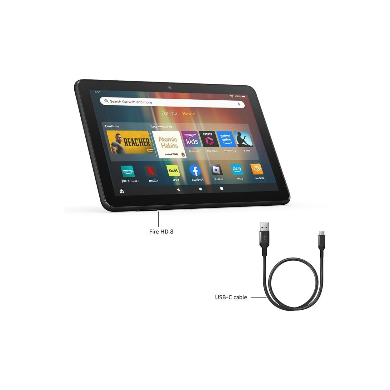 Amazon Fire HD 8 tablet 8" HD Display 3GB 32GB Emerald With Ads 2024