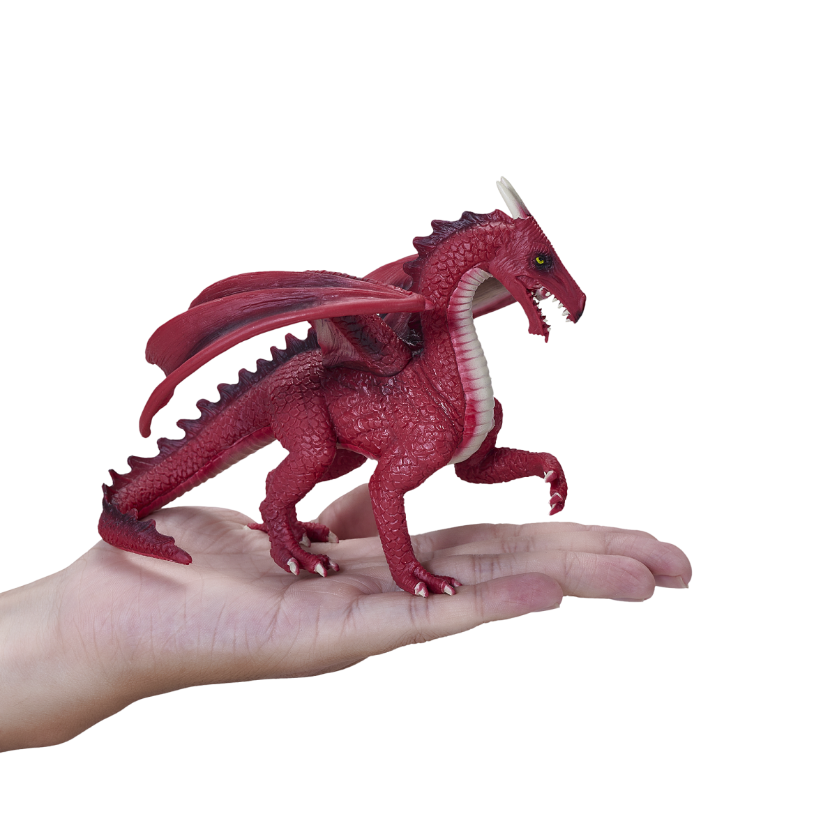 Red Dragon Toy  Fantasy Mythical Creature Figure