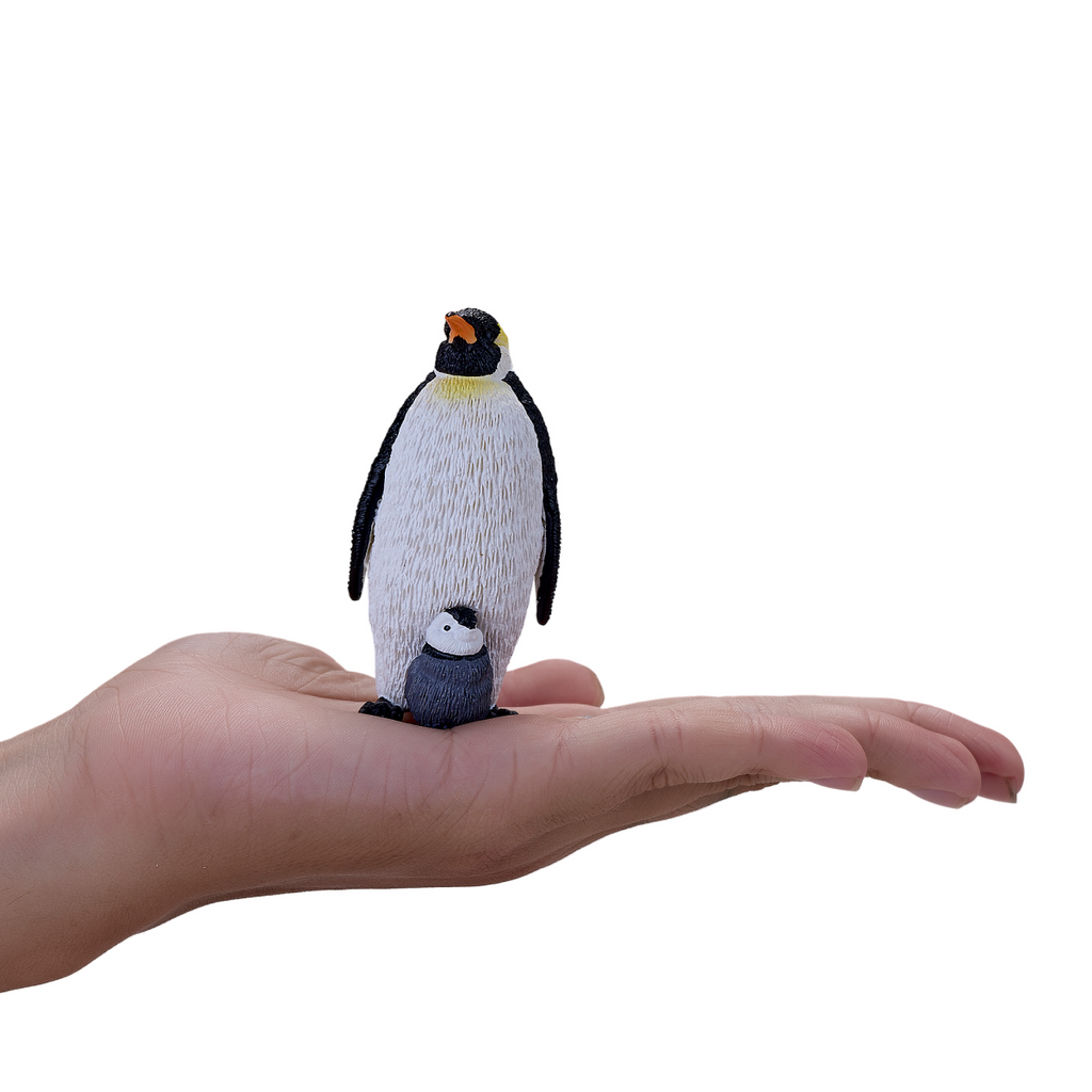 Emperor Penguin with Chick Toy  Arctic Wildlife Figure