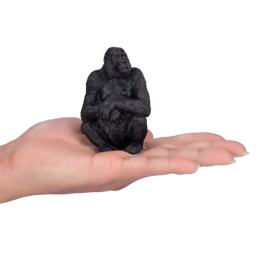 Gorilla Female Toy  Realistic Wildlife Figurine
