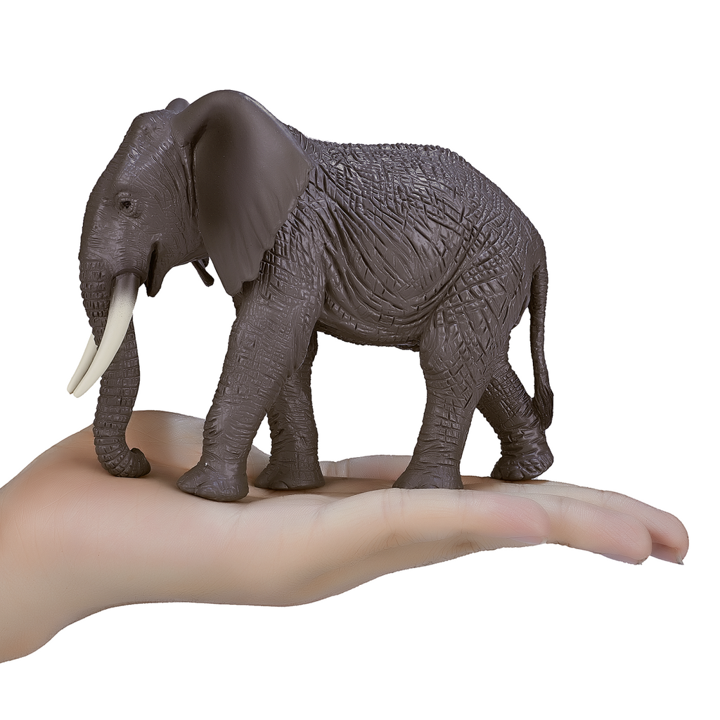 African Elephant Toy  Realistic Wildlife Figurine