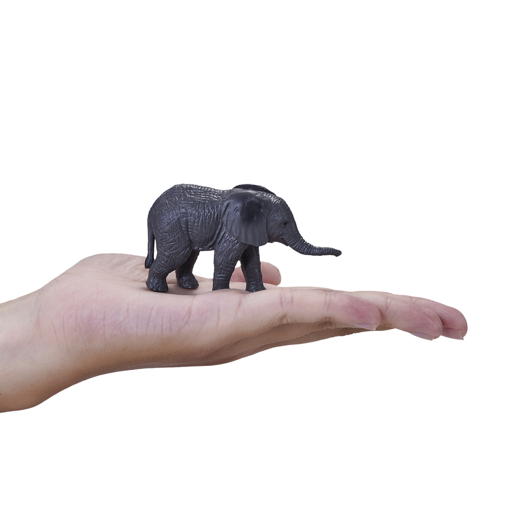 African Elephant Calf Toy  Realistic Wildlife Model