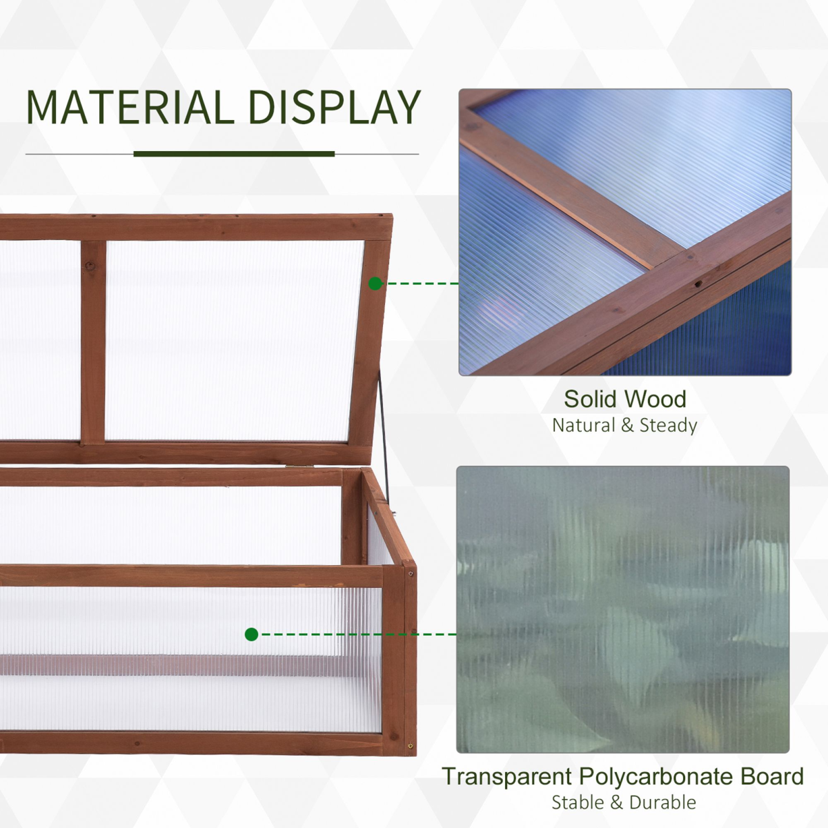 Wooden Cold Frame Greenhouse