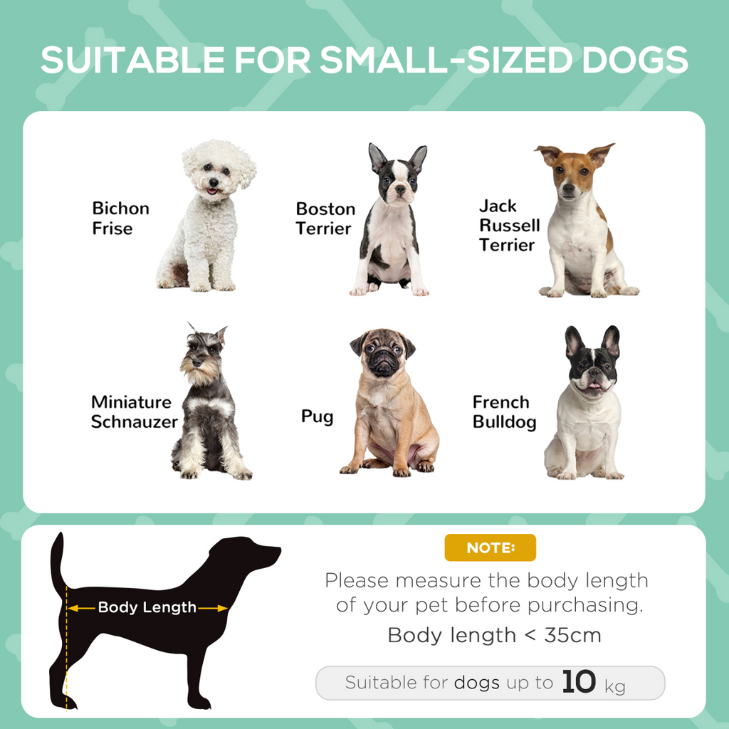 61 cm Elevated Dog Bed Cooling Raised Pet Cot UV Protection Canopy Grey Pawhut