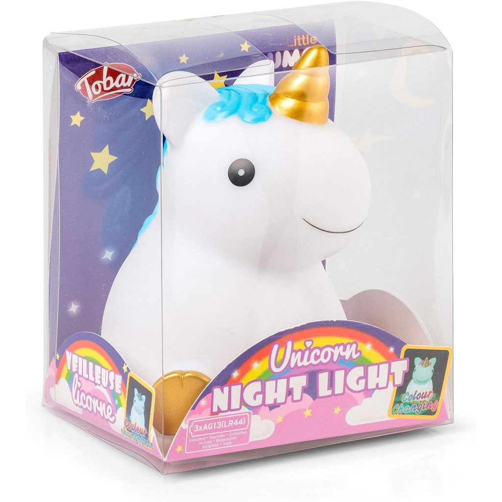 Tobar Unicorn Colour Changing Night Light