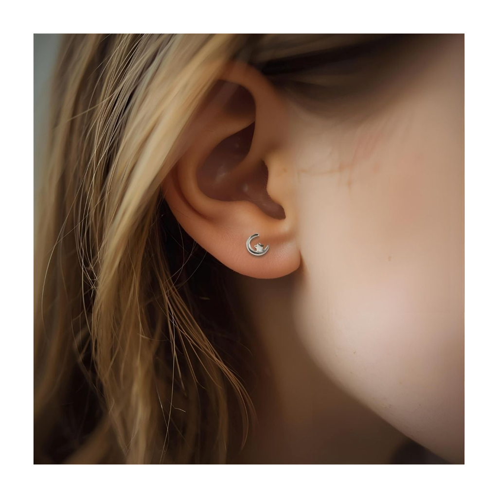 Love You To The Moon & Back Earrings with Gift Card