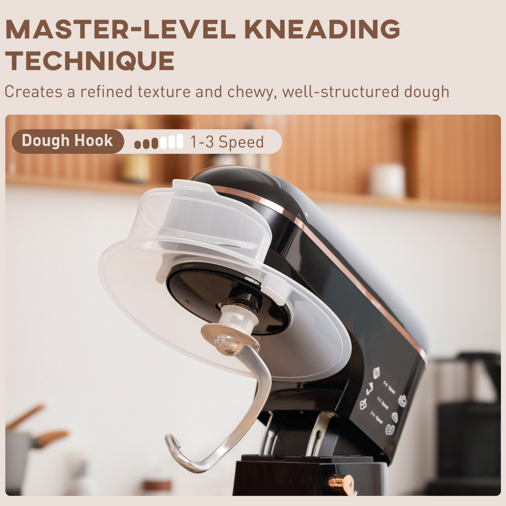 Powerful 1400W Stand Mixer with 5L Bowl & Versatile Speed Settings