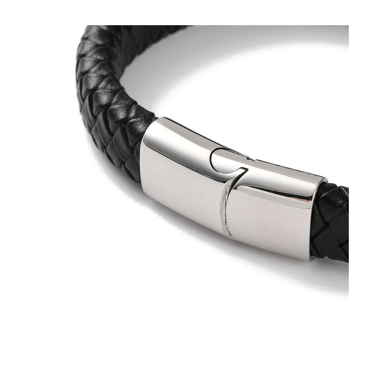 Men's Angel Feather Black Bracelet