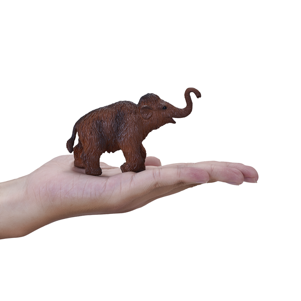 Woolly Mammoth Calf Toy  Realistic Prehistoric Animal Model