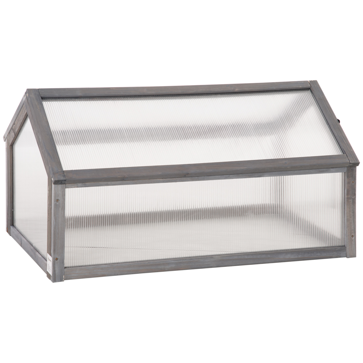 Wooden Cold Frame Greenhouse Garden Portable Raised Planter