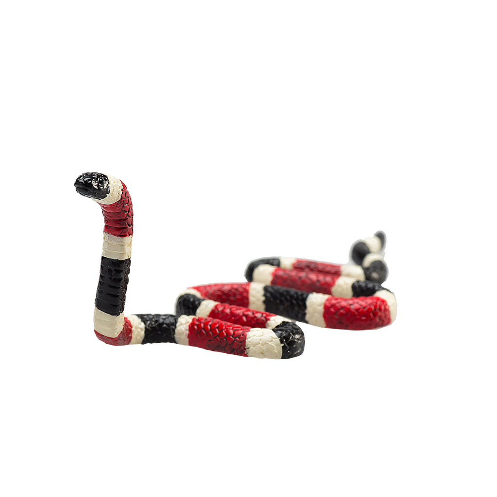 Coral Snake Toy  Realistic Reptile Figurine