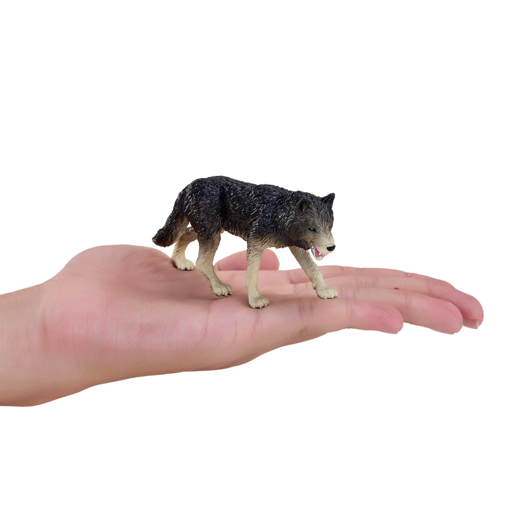 Timber Wolf Toy  Realistic Wildlife Animal Figurine