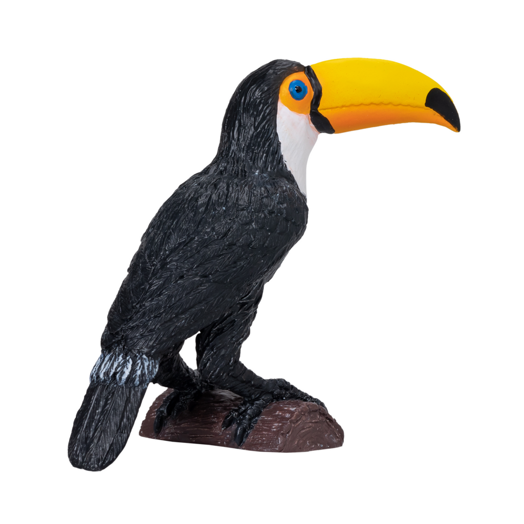 Toucan Bird Toy  Realistic Exotic Wildlife Figurine