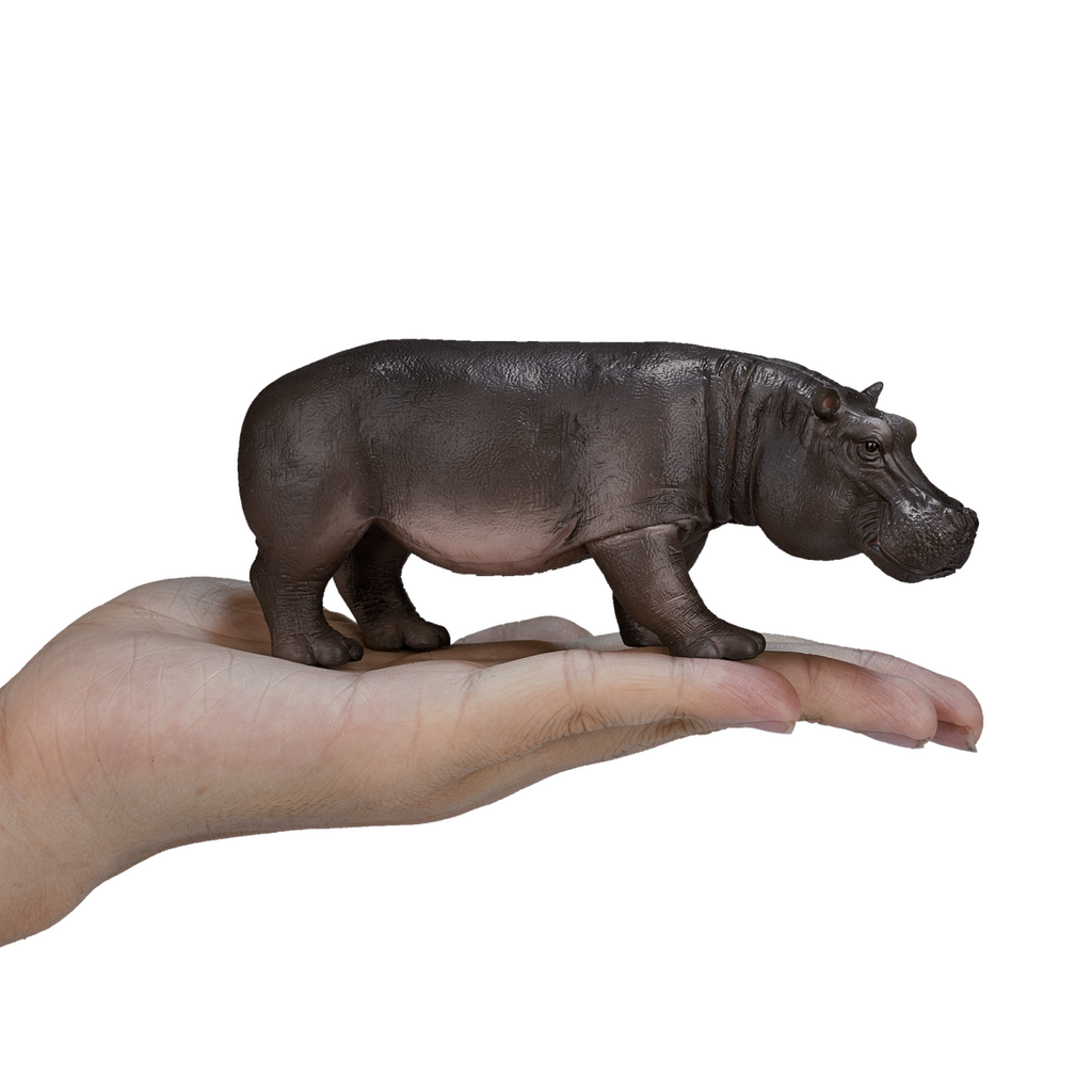 Hippopotamus Female Toy  Realistic African Wildlife Figure