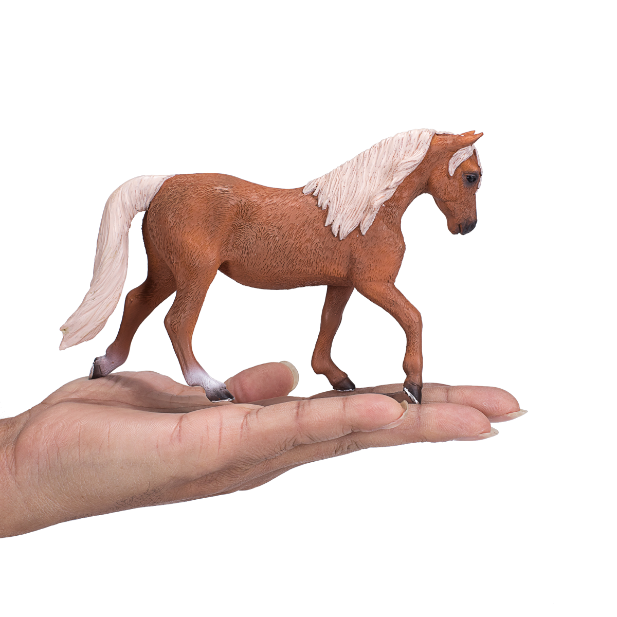 Morgan Stallion Palomino Toy  Realistic Horse Figurine
