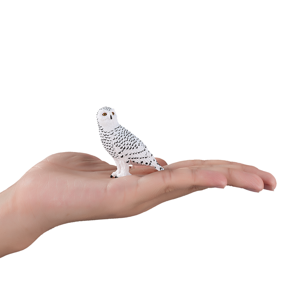 Snowy Owl Toy  Realistic Arctic Bird Model