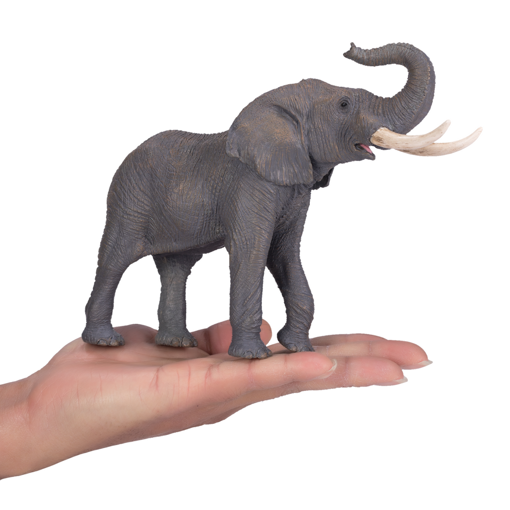 African Elephant Toy  Realistic Wildlife Model