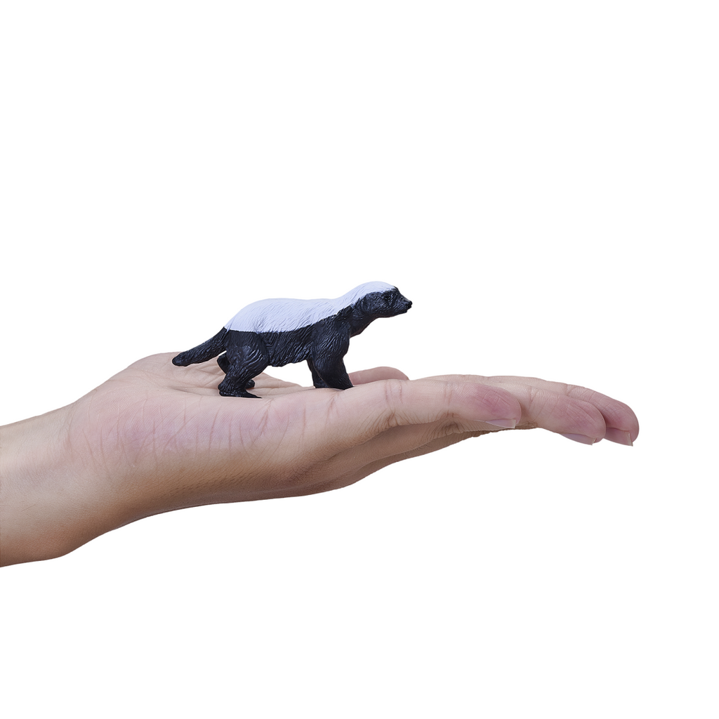 Honey Badger Male Toy  Realistic Wildlife Figurine