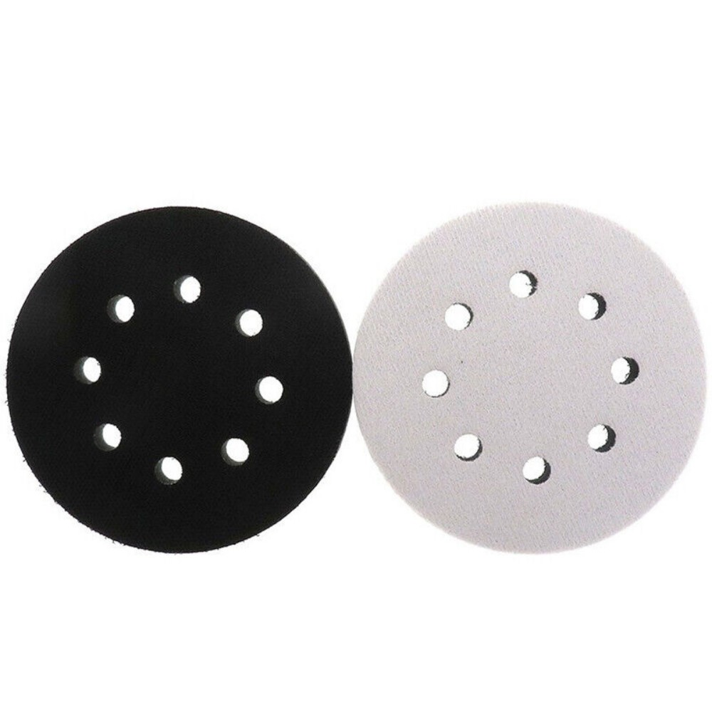 2Pcs 125mm/5inch Diameter Soft Buffer Sponge Interface Cushion Pad Sanding Pads