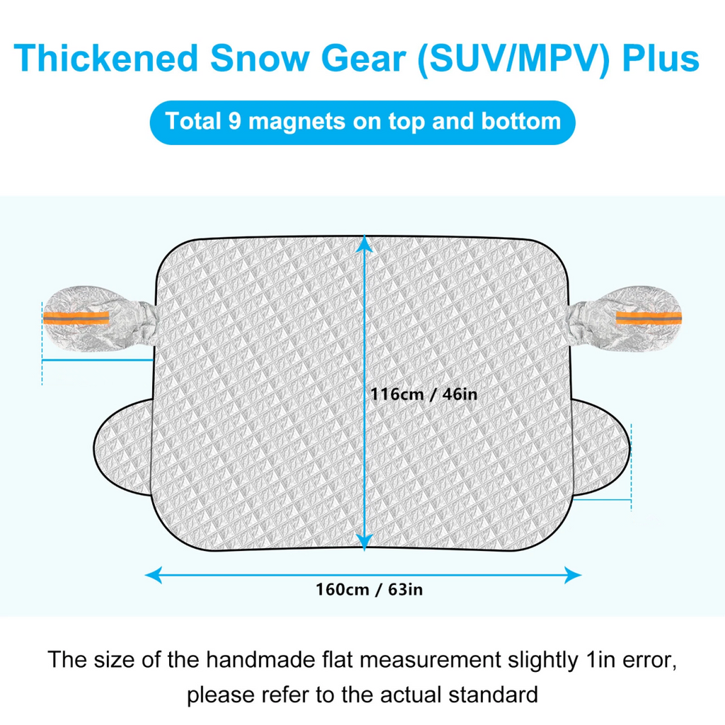 Magnetic Car Windscreen Windshield Frost Ice Snow  Window Mirror Protector Cover
