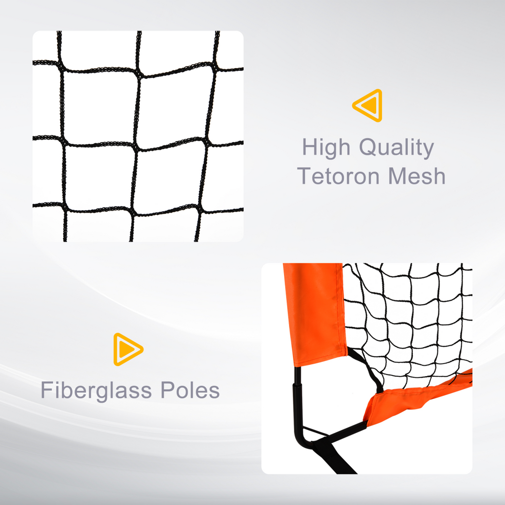 Football Goal Folding Outdoor with All Weather Net Kids Adults 6'x3' HOMCOM