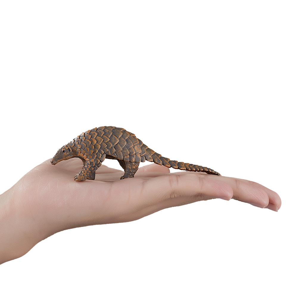 Indian Pangolin Toy  Realistic Wildlife Figure