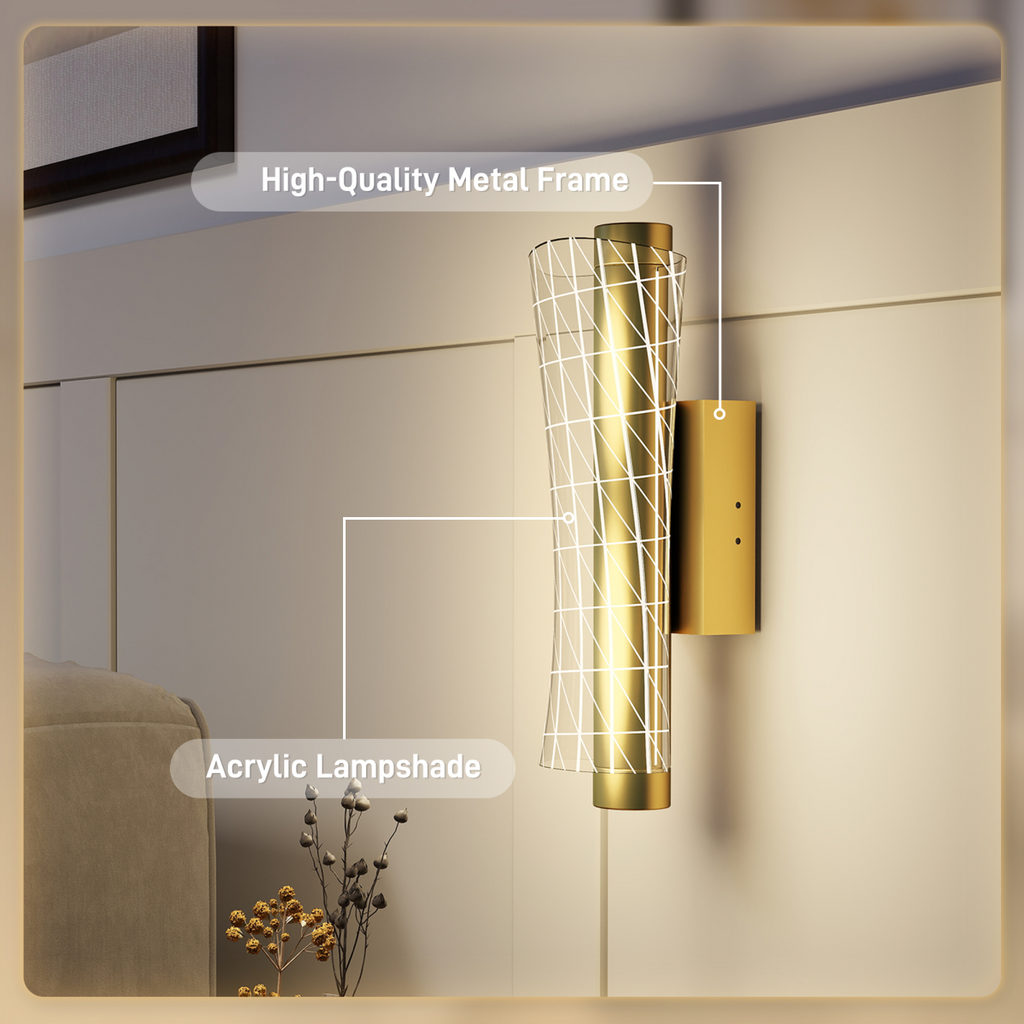 LED Outdoor Wall Lighting Modern Waterproof IP65 Outside Wall Sconce for House