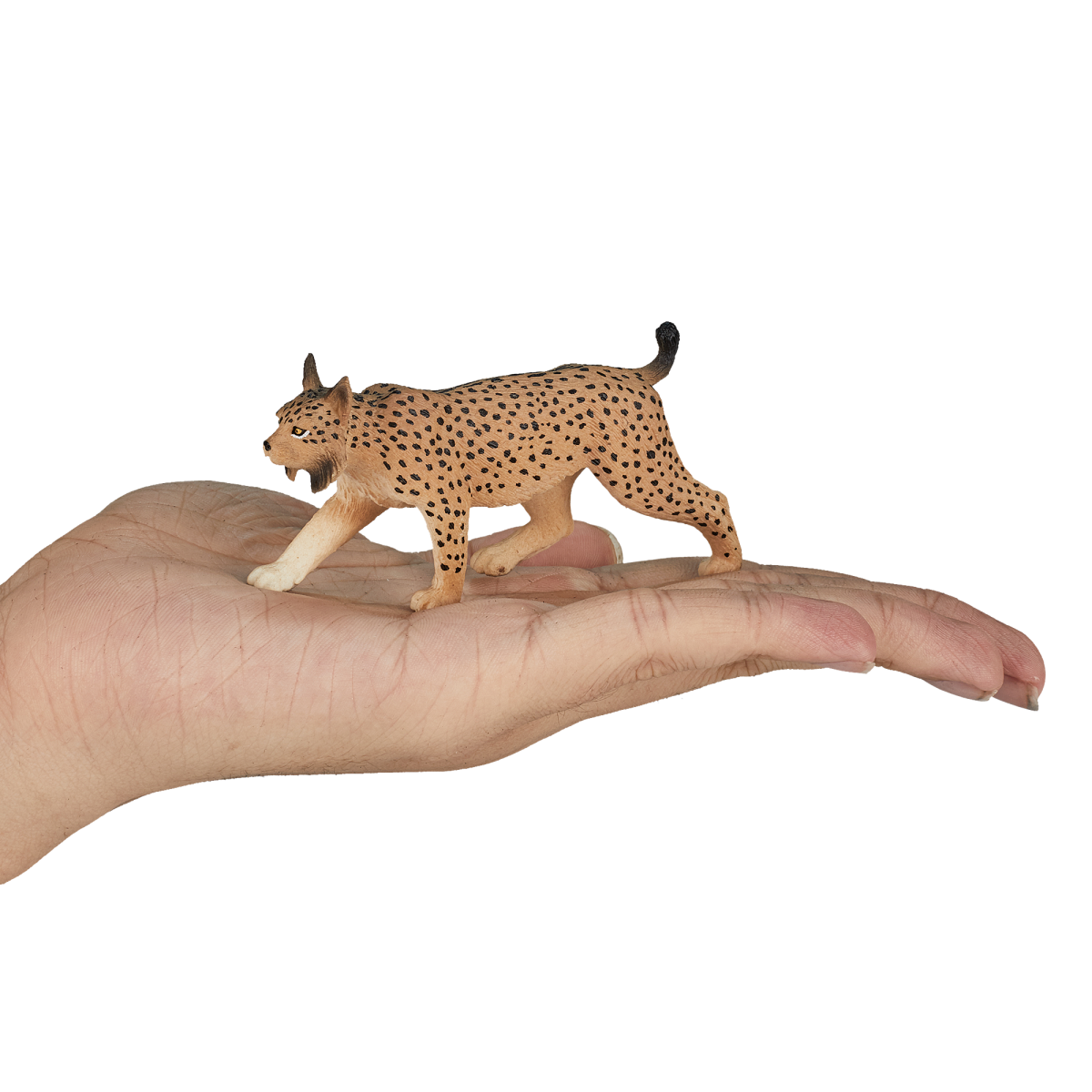 Iberian Lynx Toy  Realistic Wildlife Animal Figurine