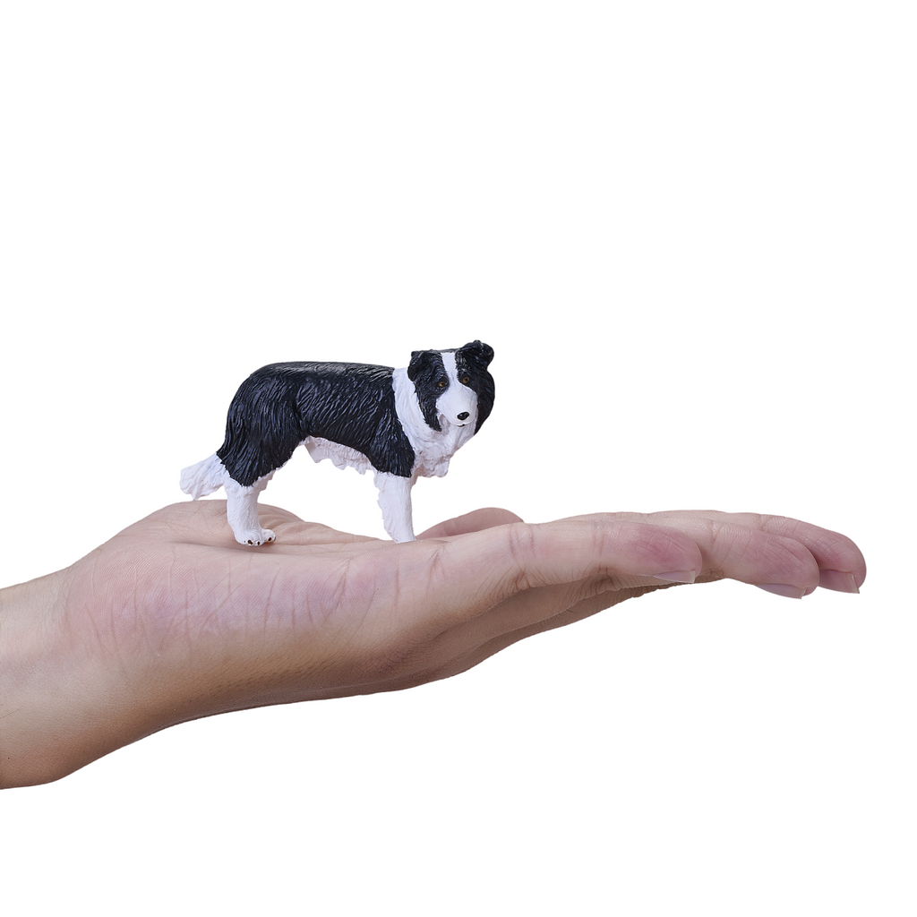 Border Collie Dog Toy  Realistic Pet Figurine