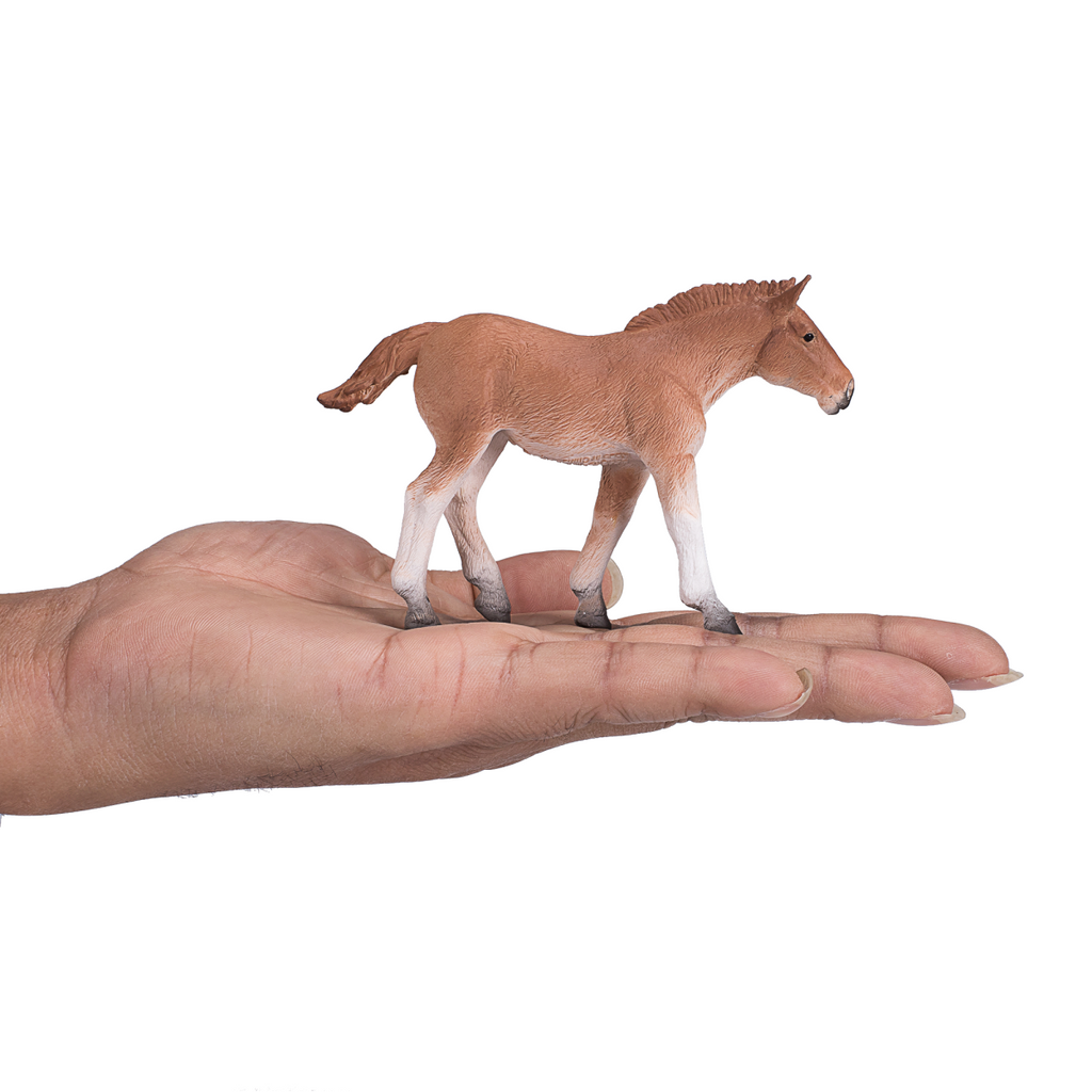 Suffolk Punch Foal Toy  Realistic Horse Figurine