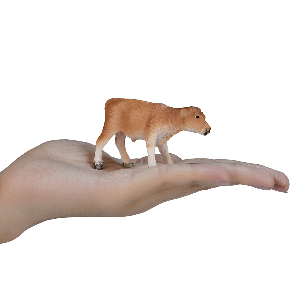 Jersey Calf Standing Toy  Realistic Farm Animal Model