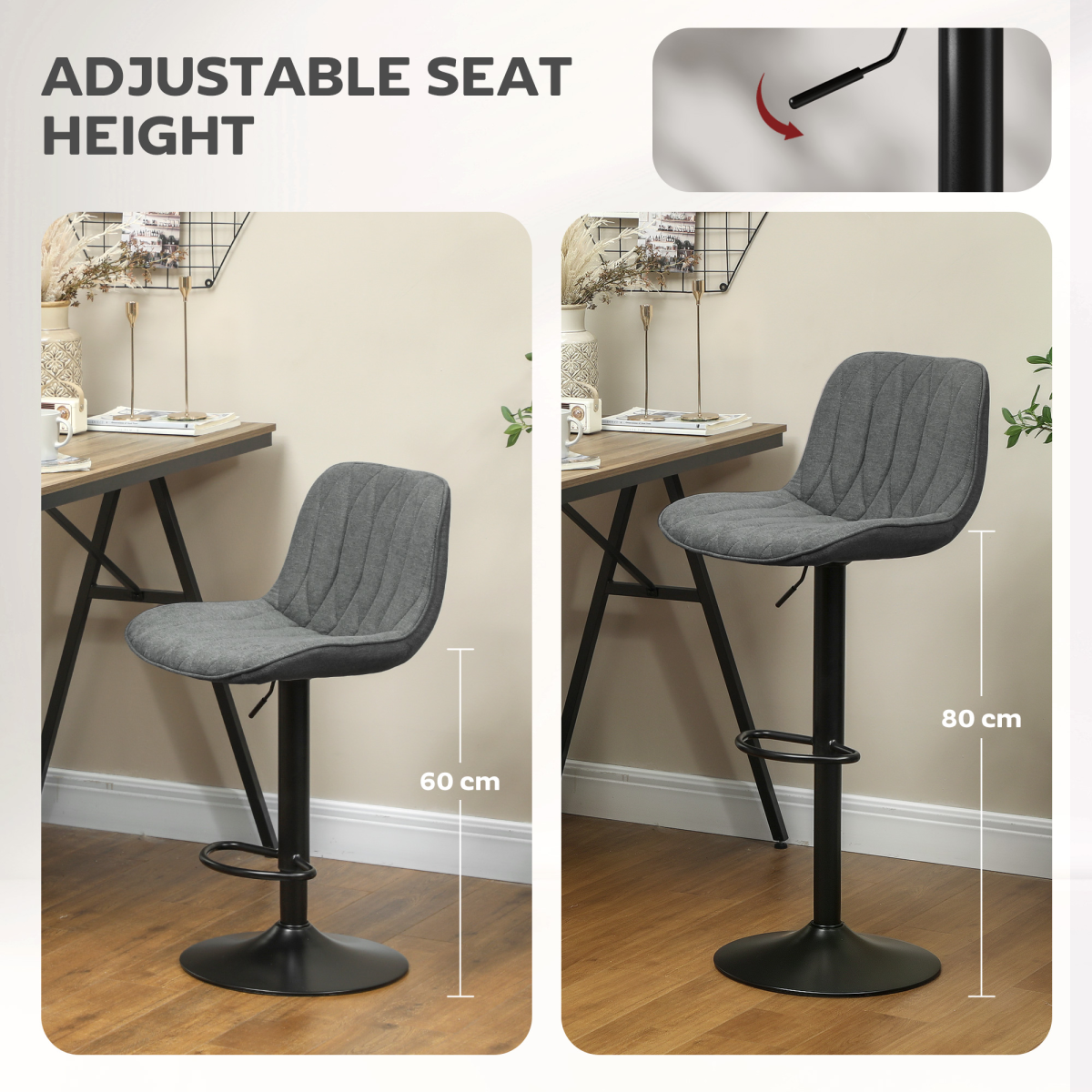 Height bar stool