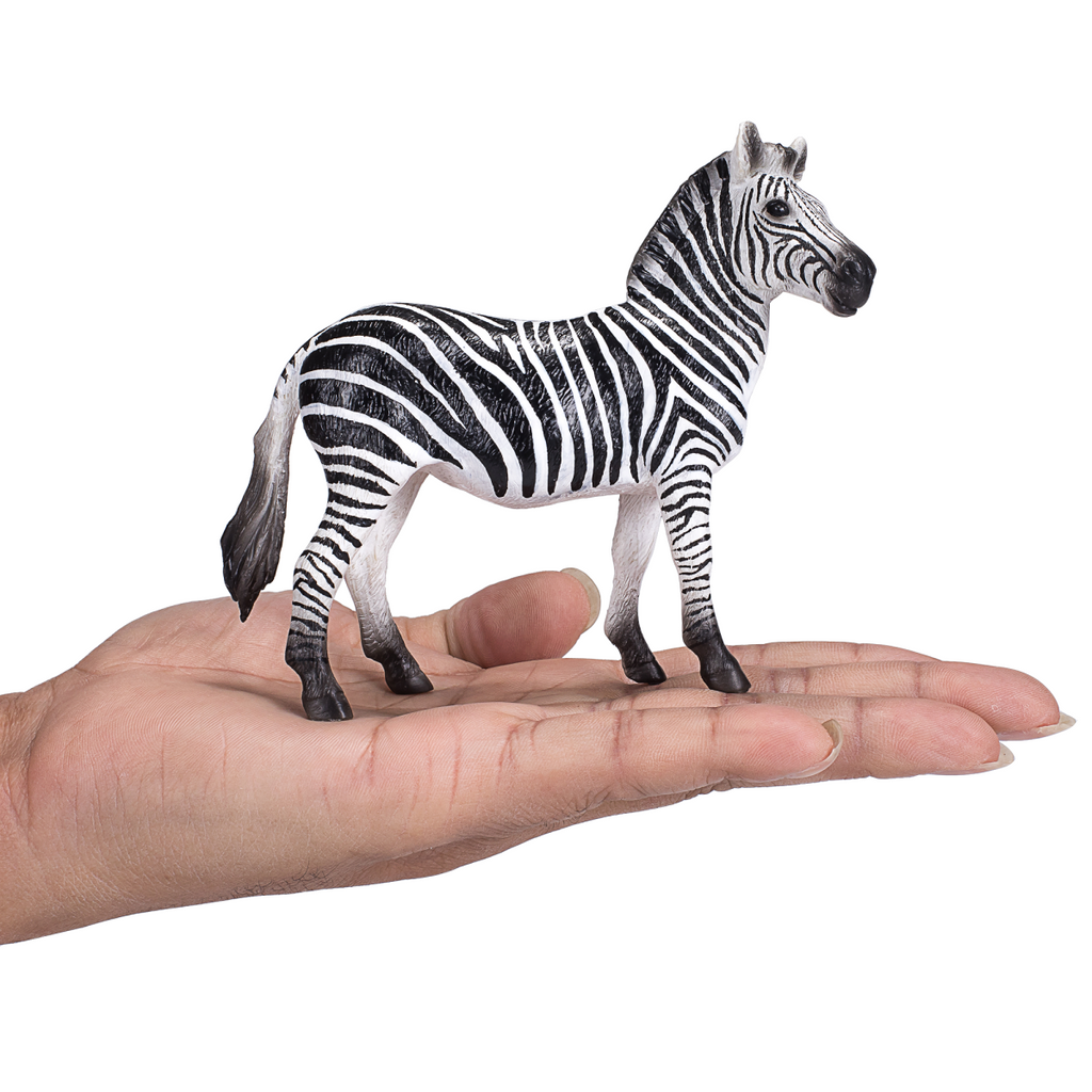 Zebra Mare Toy  Realistic African Wildlife Figurine
