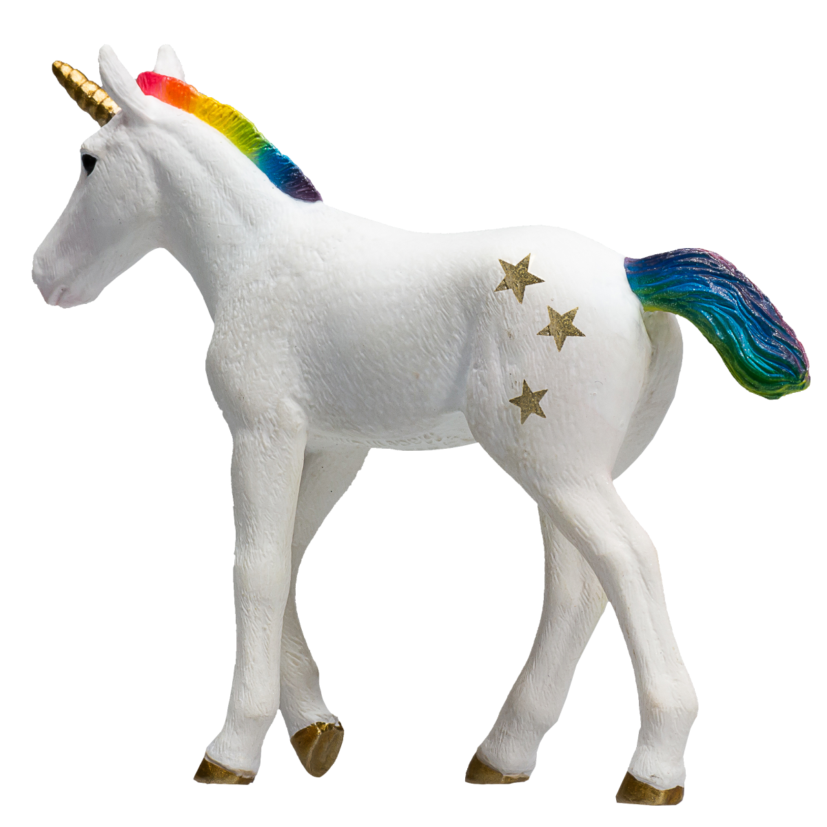 Rainbow Unicorn Baby Toy  Fantasy Mythical Creature Figure