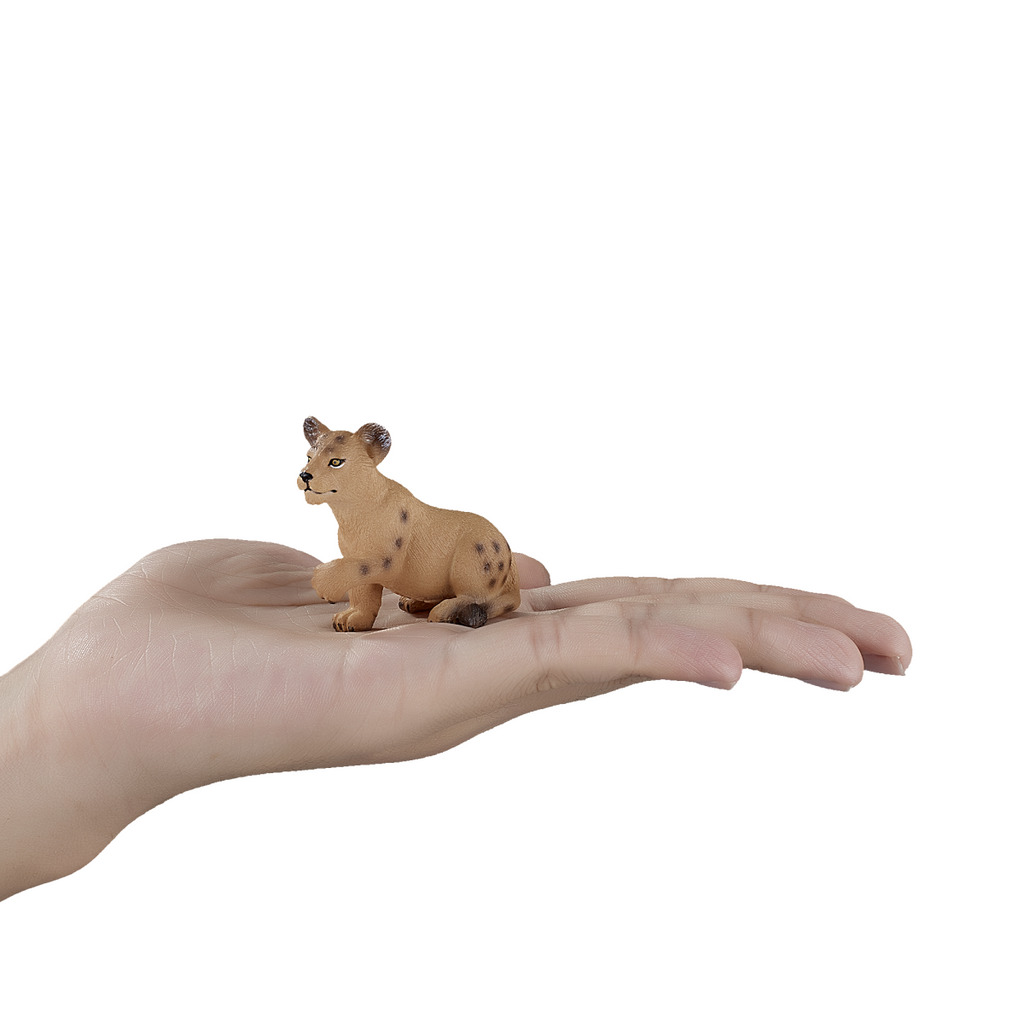 Lion Cub Playing Toy  Realistic Big Cat Figure