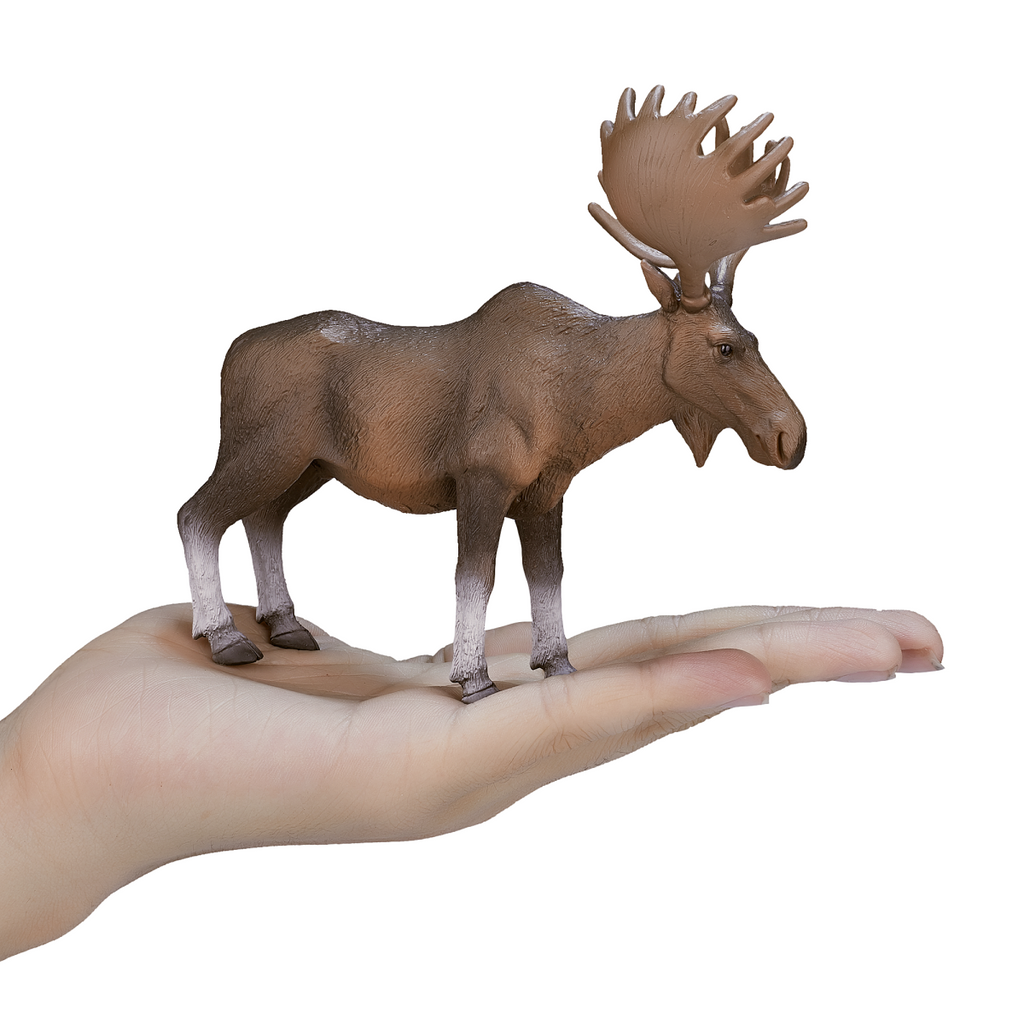Moose Toy  Realistic Woodland Wildlife Figurine