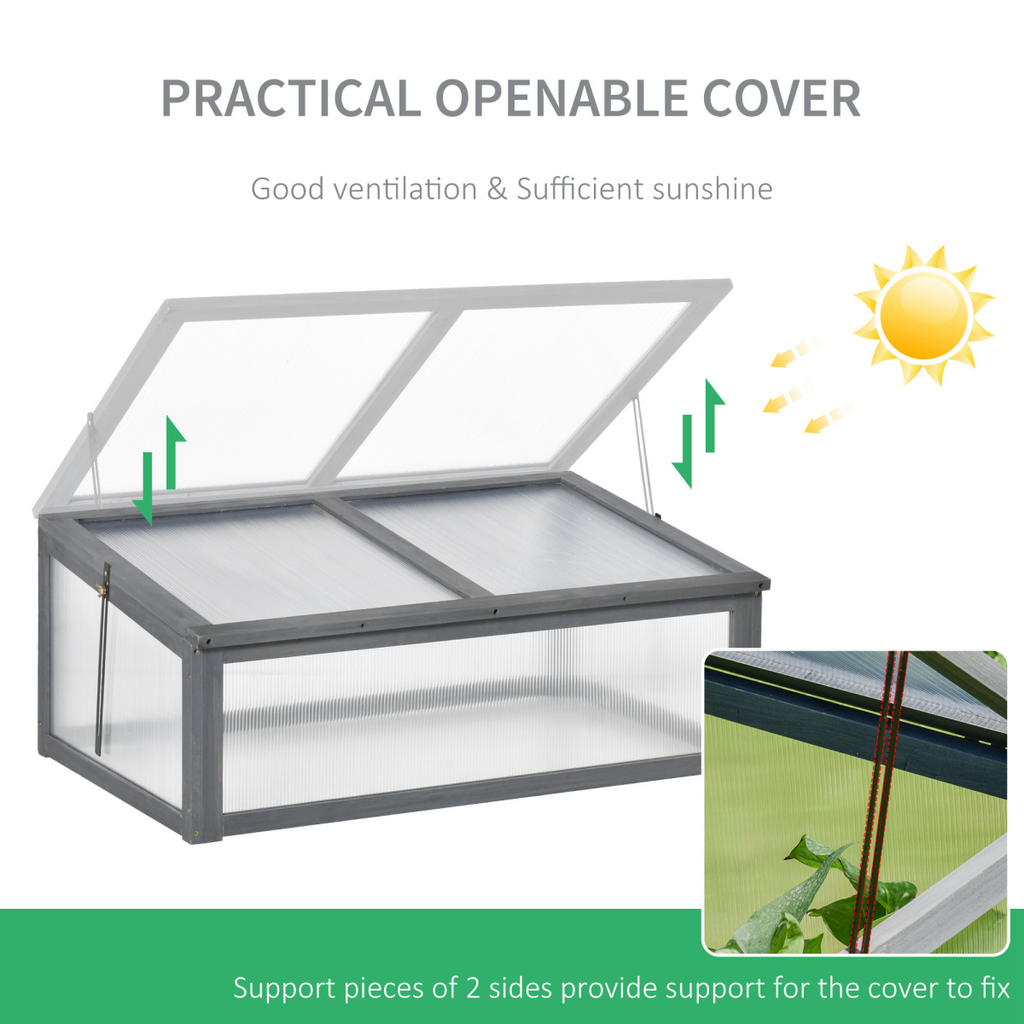 Wooden Cold Frame Greenhouse