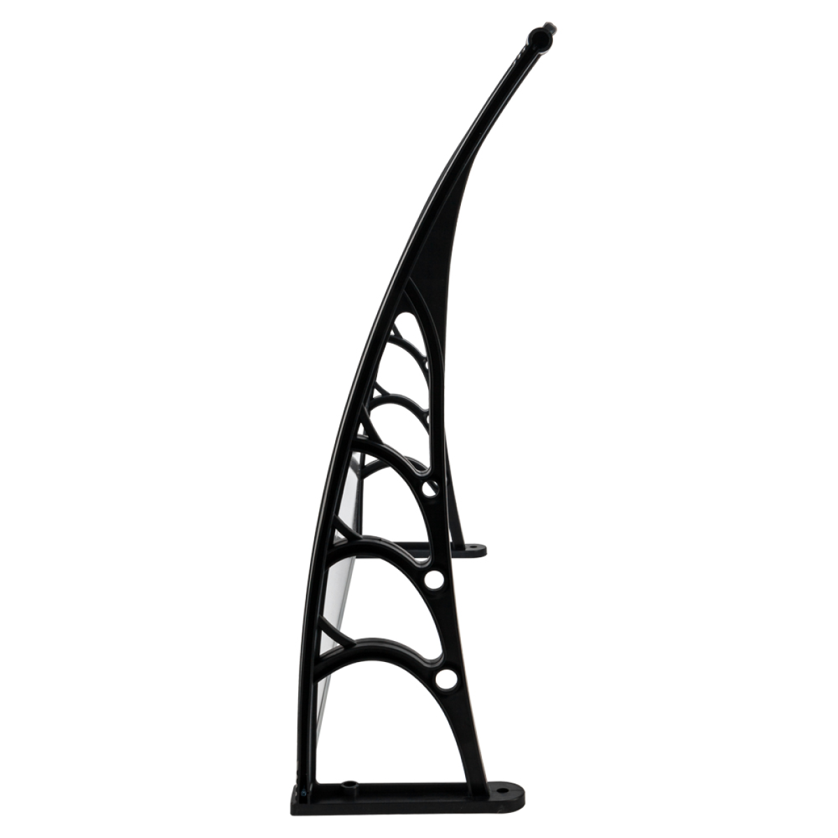 [Same Code：87203302]HT-100 x 80 Household Application Door & Window Rain Cover Eaves Canopy White & Black Bracket